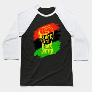 Black lives matter Juneteenth celebration fist Baseball T-Shirt